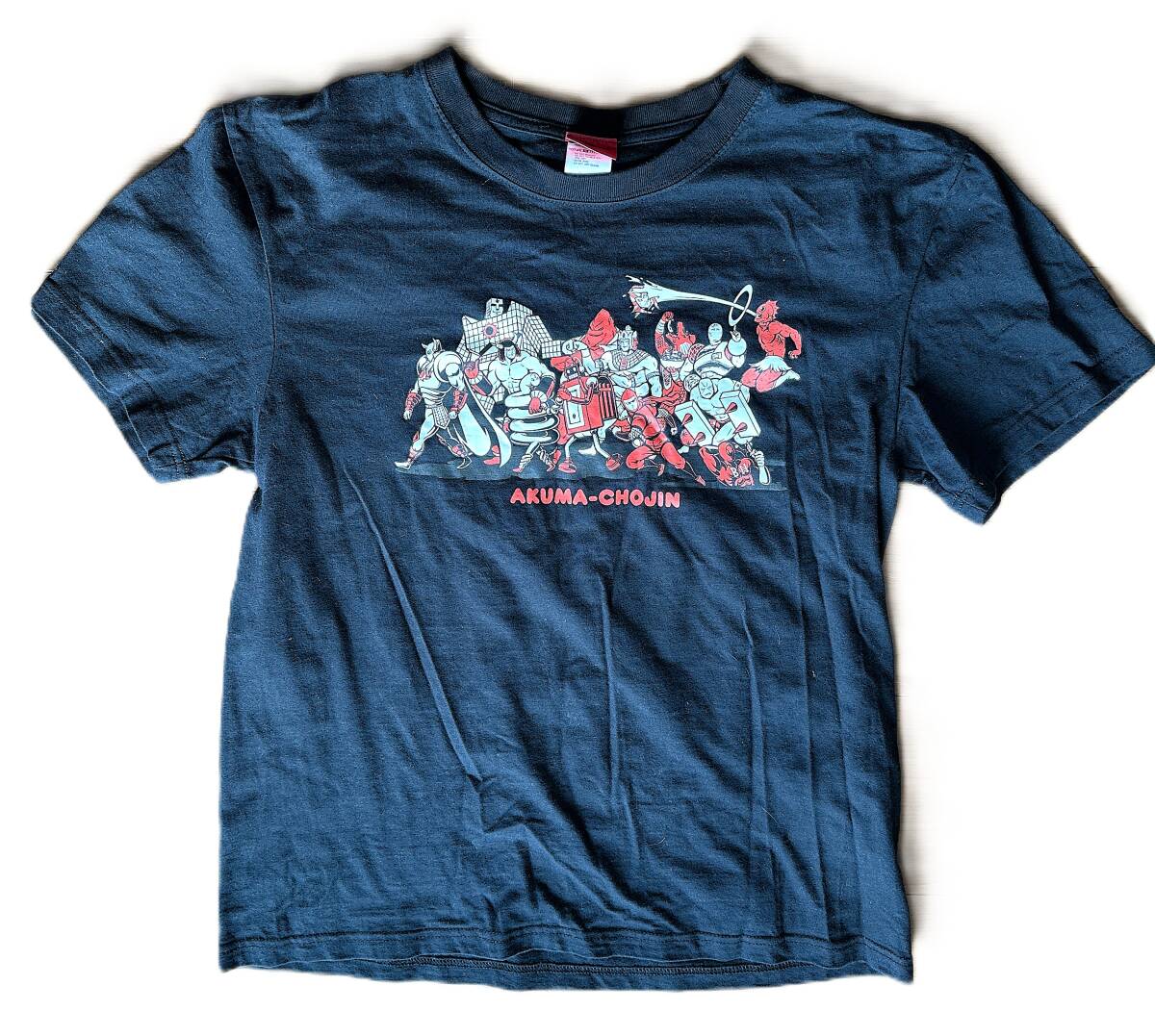 【古着】MARS16 キン肉マン 悪魔の行進~悪魔超人 悪魔将軍 アシュラマン バッファローマン■Lサイズ・ブラック・半袖拍卖