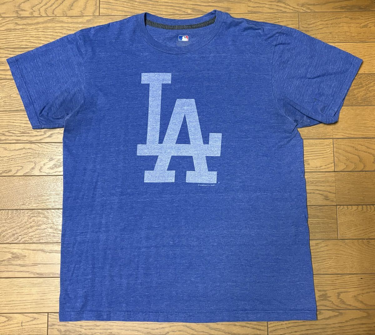 MLB LOS ANGELES DODGERS MEN’S SHORT SLEEVE T-SHIRTS size-L(着丈70身幅58) 中古 送料無料 NCNR拍卖