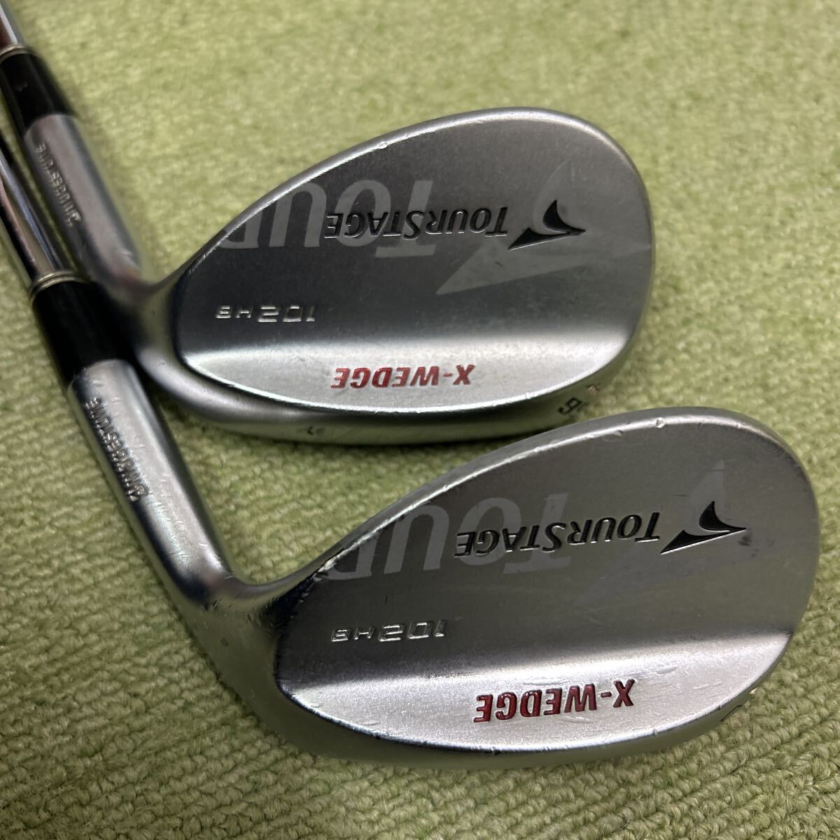 B626 ツアーステージ X-WEDGE 102HB 50/10 56/14 2本セット 純正NS950 フレックスS拍卖