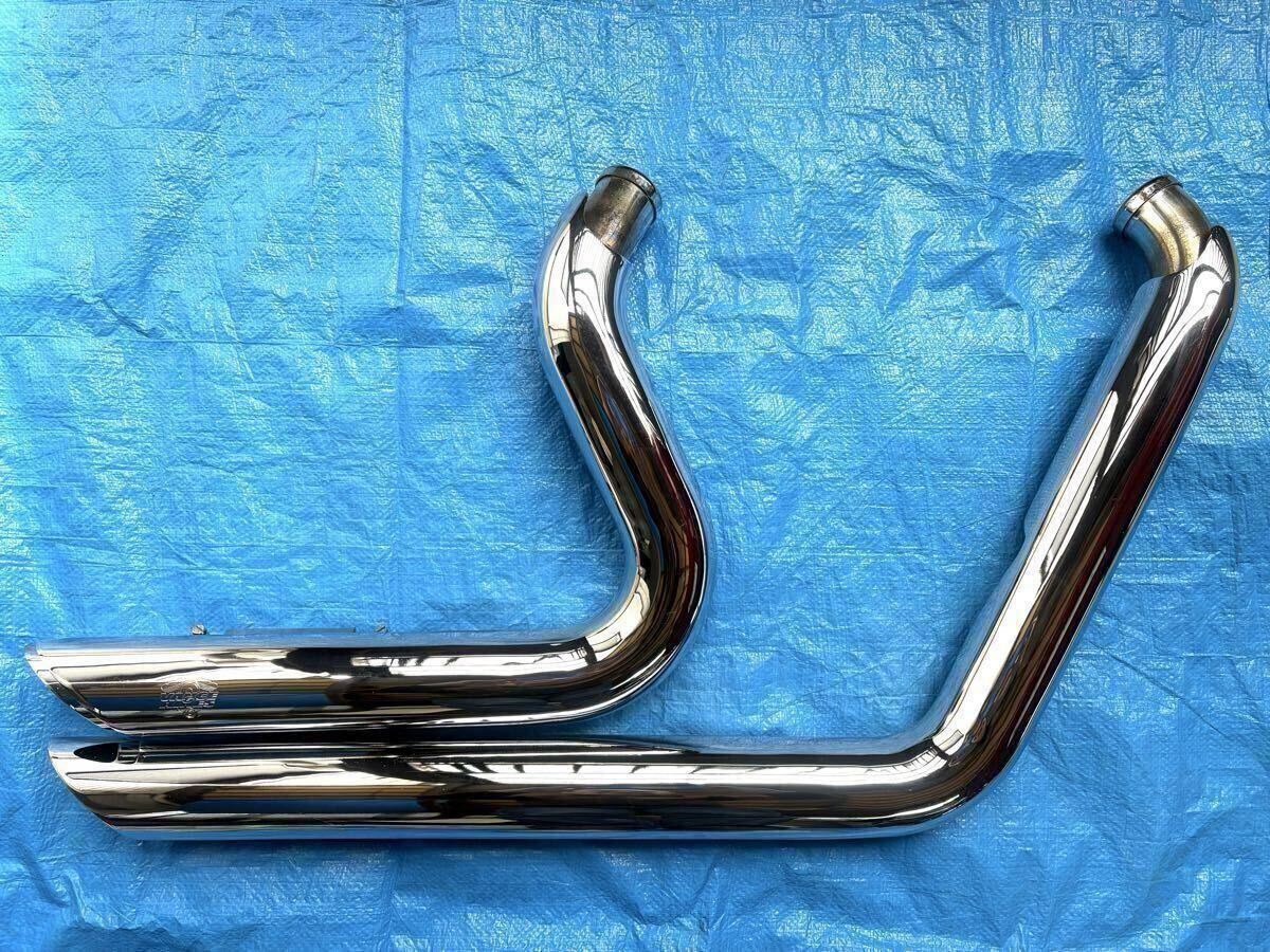 Vance & Hines バンス&ハインズ 17213 ショートショットスタッガード フルエキ クローム 1991〜2005 ダイナ拍卖