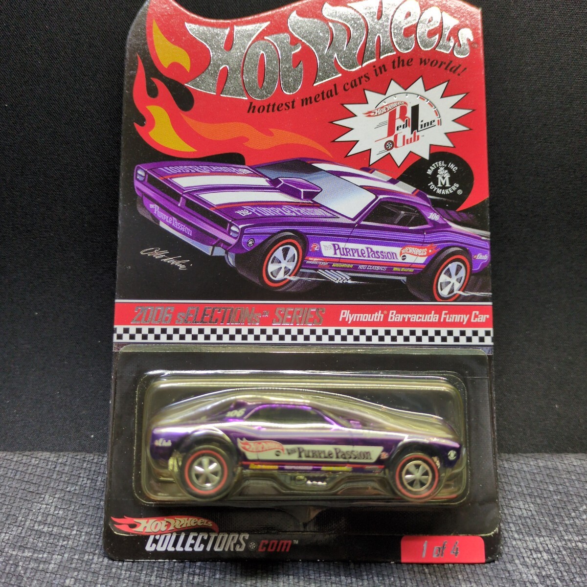 Hot Wheels ホットウィール Red Line Club 2006 sELECTIONs SERIES Plymouth Barracuda Funny Car拍卖