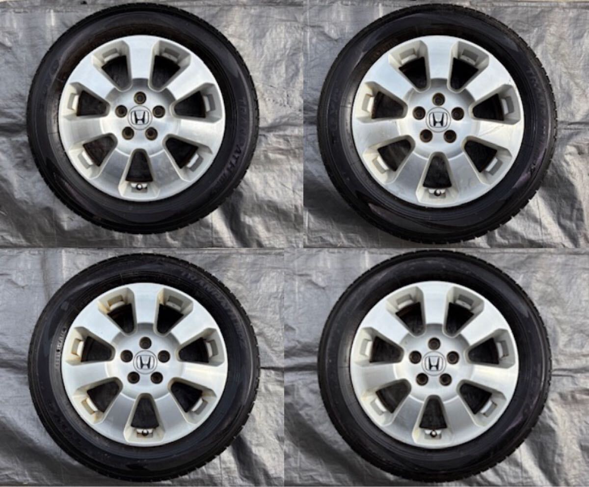 売切り!! ホンダ クロスロード ☆ 純正アルミホイール & タイヤSET ☆ 17インチ 6.5J+50 ☆ TOYOタイヤ トランパスmpZ 215/60R17拍卖