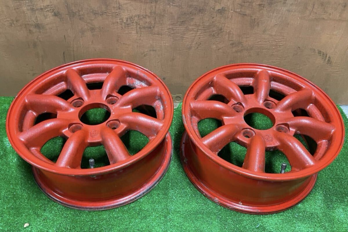 Watanabe ワタナベ純正ホイール13インチ5J+35 PCD 114.3 4T本セット拍卖