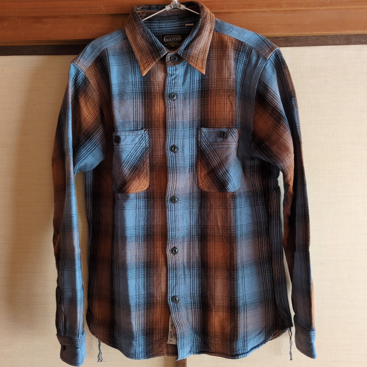 KNACKERED ネルシャツ チェックシャツ拍卖