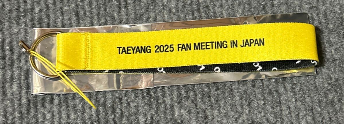 BIGBANG テヤン TAEYANG SOL ラッキードロー ラキドロ ヨンベ ストラップ イエロー 黄色 ★即決のみ★拍卖