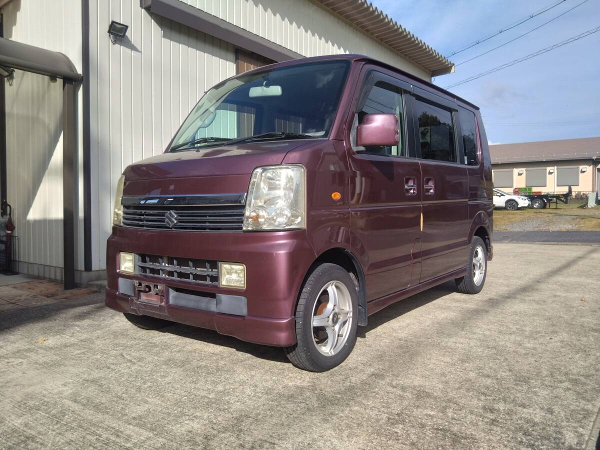 車検付き スズキ エブリィワゴンターボ 2WD拍卖