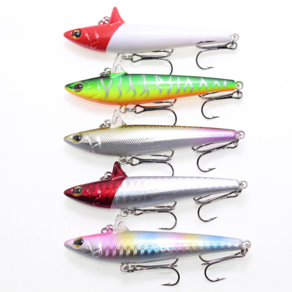【送料無料】ルアーセット リップレスミノー 77mm14.6g ヘビーウェイトバイブレーション 10個 セット シーバスルアー拍卖
