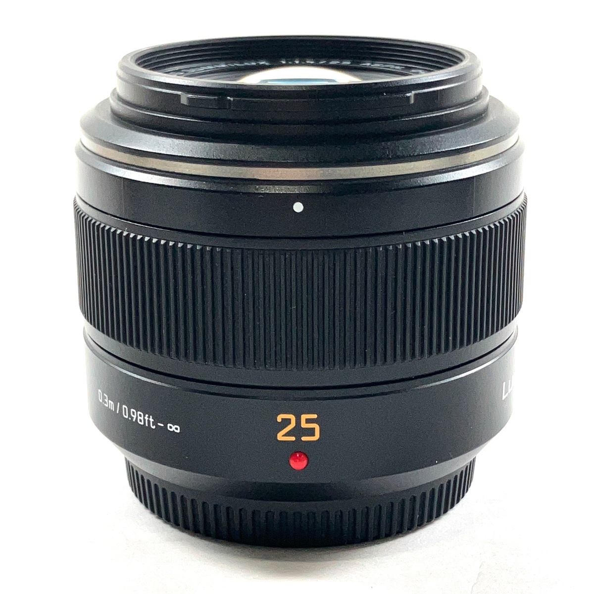 【1円】 パナソニック Panasonic LEICA DG SUMMILUX 25mm F1.4 ASPH. H-X025 一眼カメラ用レンズ(オートフォーカス) 【中古】拍卖