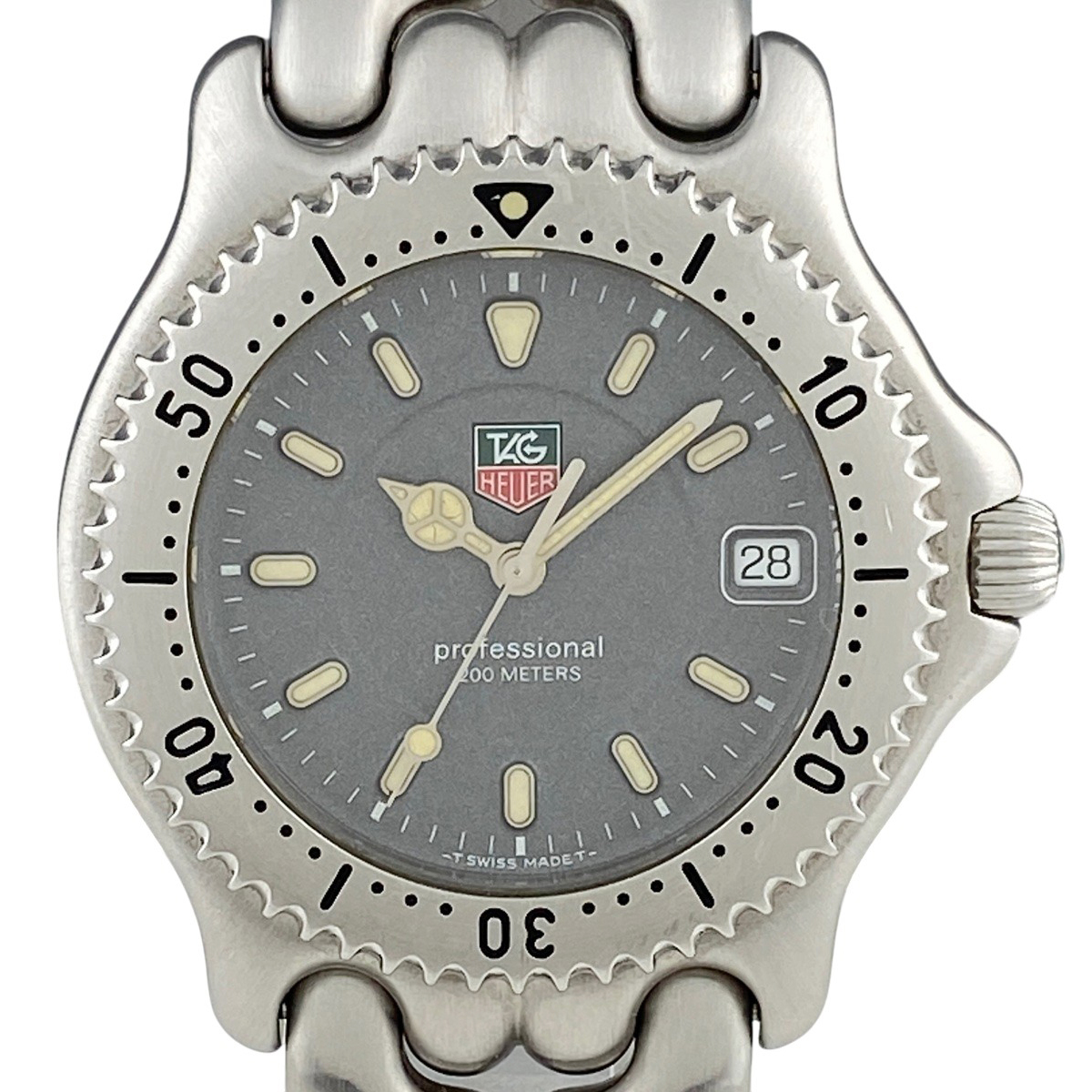 タグホイヤー TAG HEUER プロフェッショナル 200 WG1113-K0 腕時計 SS クォーツ グレー メンズ 【中古】拍卖