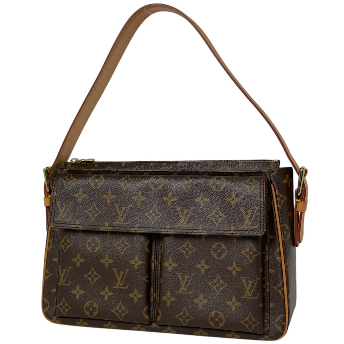 ルイ・ヴィトン Louis Vuitton ヴィバ シテ GM ワンショルダー 肩掛け ショルダーバッグ モノグラム ブラウン M51163 レディース 【中古】拍卖