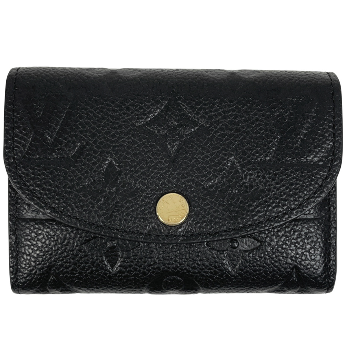 ルイ・ヴィトン Louis Vuitton ポルトモネ ロザリ コインケース モノグラムアンプラント ノワール M81455 レディース 【中古】拍卖
