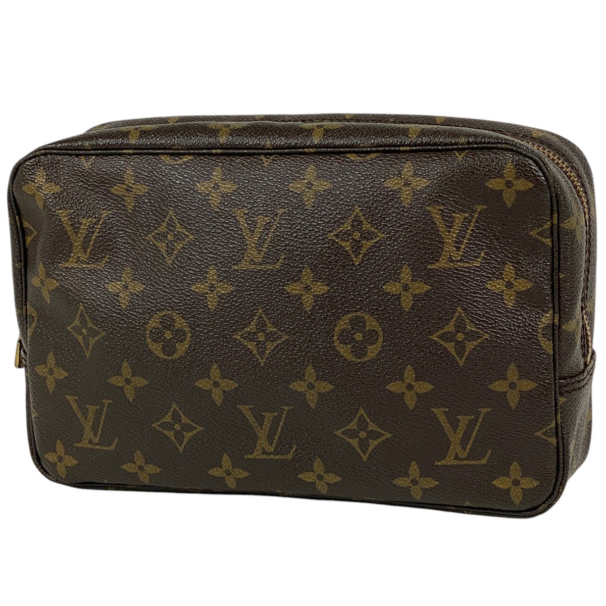 ルイ・ヴィトン Louis Vuitton トゥルース トワレット 23 メイク コスメ セカンドバッグ 化粧ポーチ モノグラム ブラウン M47524 【中古】拍卖