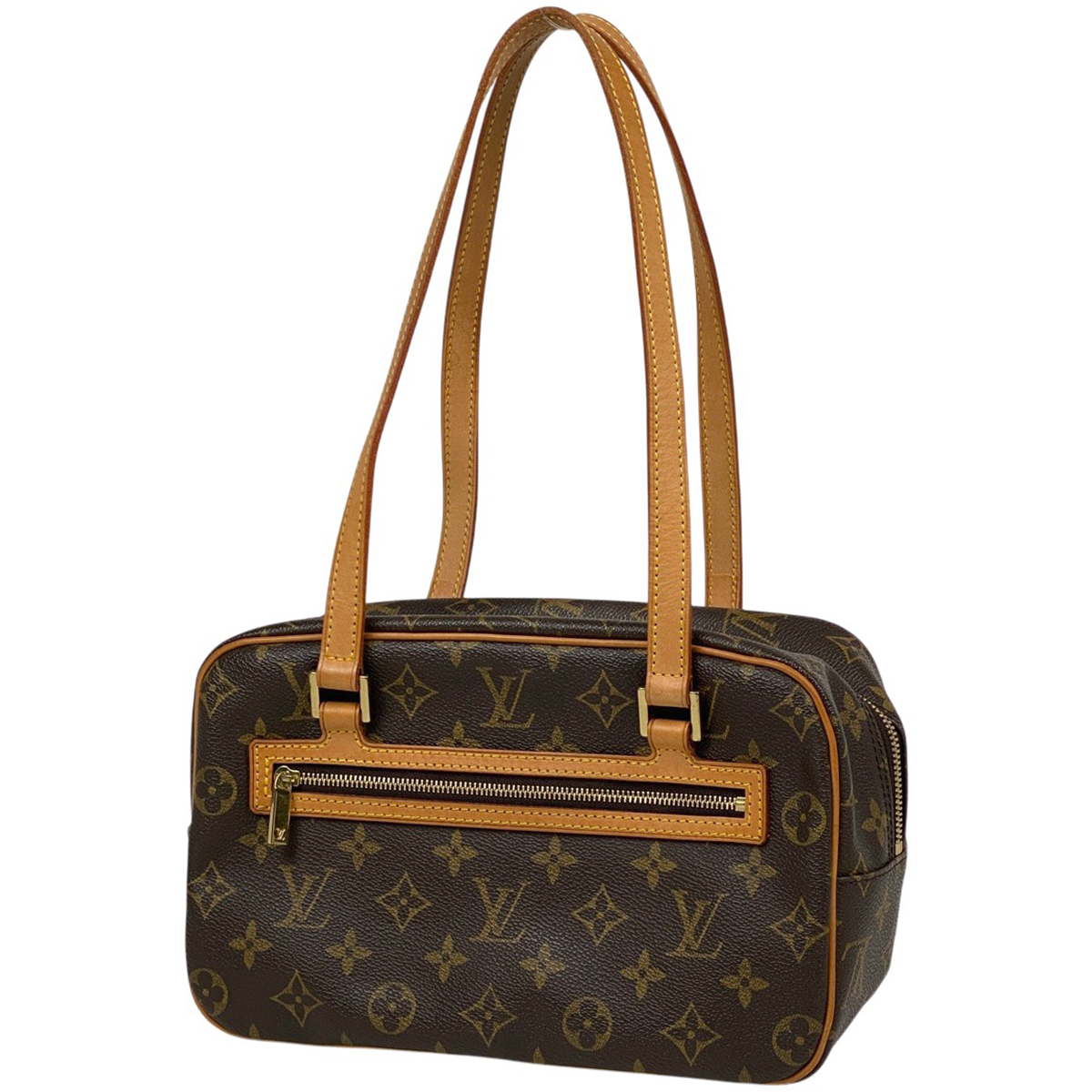 ルイ・ヴィトン Louis Vuitton シテ MM 肩掛け ショルダーバッグ モノグラム ブラウン M51182 レディース 【中古】拍卖