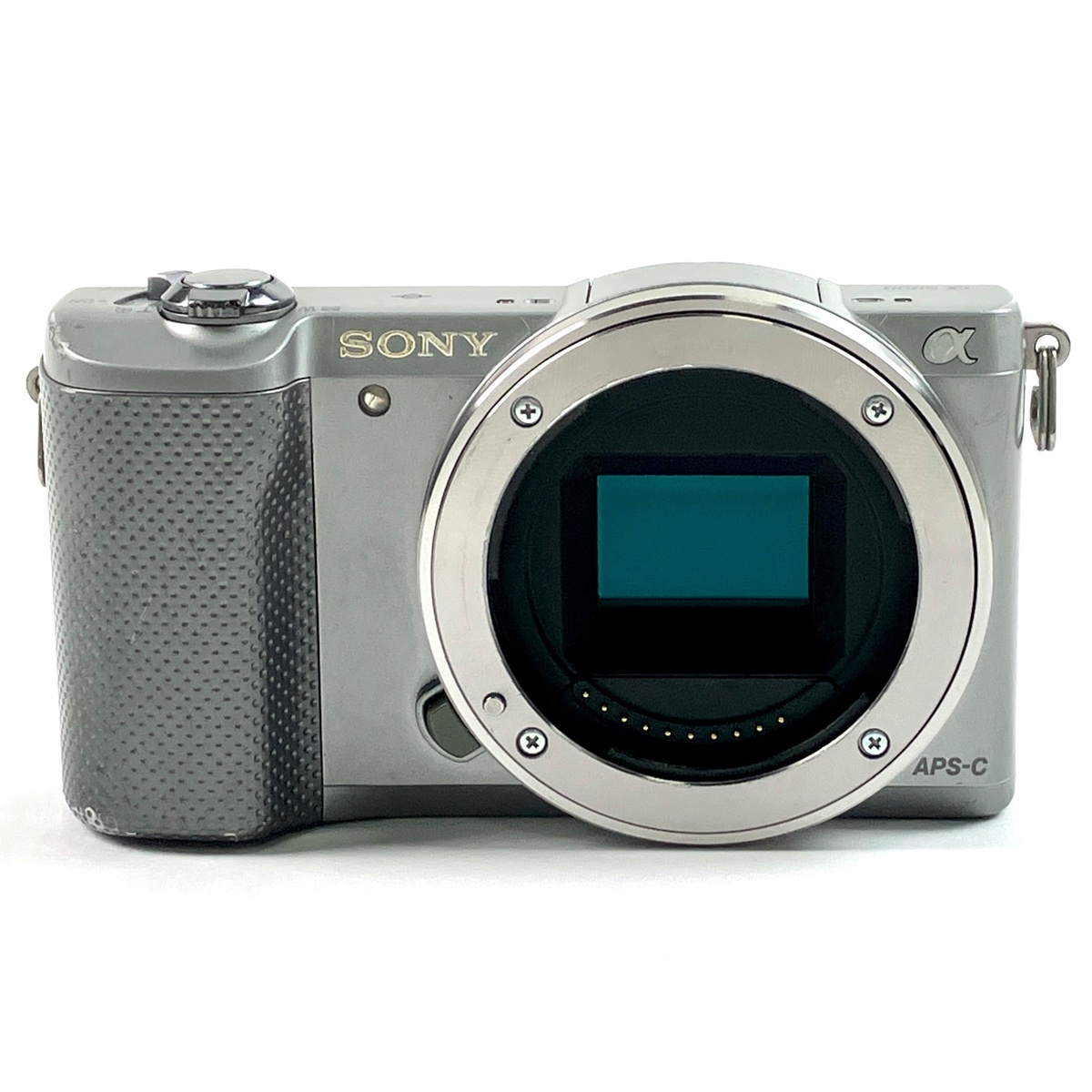 【1円】 ソニー SONY α5000 ボディ シルバー デジタル ミラーレス 一眼カメラ 【中古】拍卖