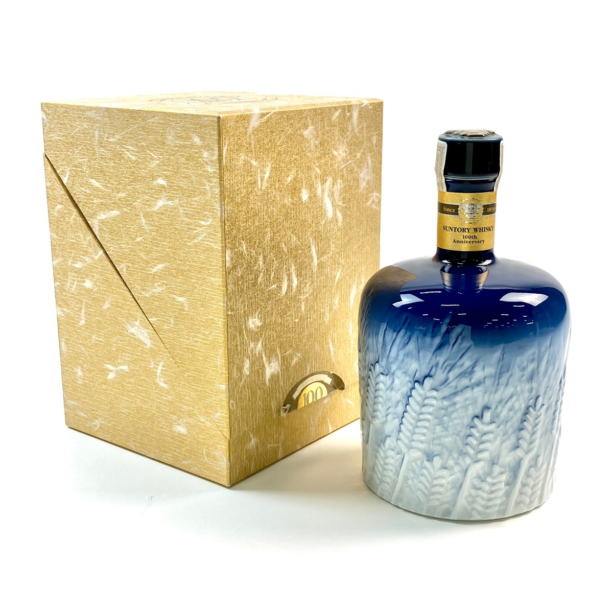 【1円】 【東京都内限定お届け】 サントリー SUNTORY 創業100周年記念 感謝百年 1899-1999 佐治敬三 陶器 700ml 国産ウイスキー 【古酒】拍卖
