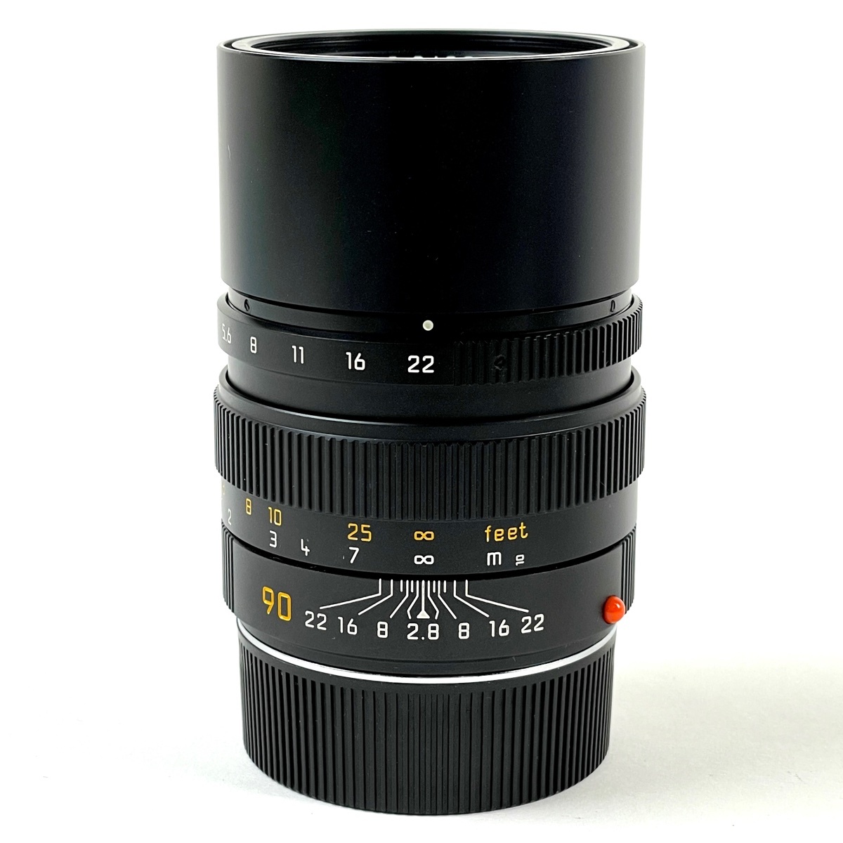 【1円】 ライカ LEICA ELMARIT-M 90mm F2.8 エルマリート ブラック レンジファインダーカメラ用レンズ 【中古】拍卖