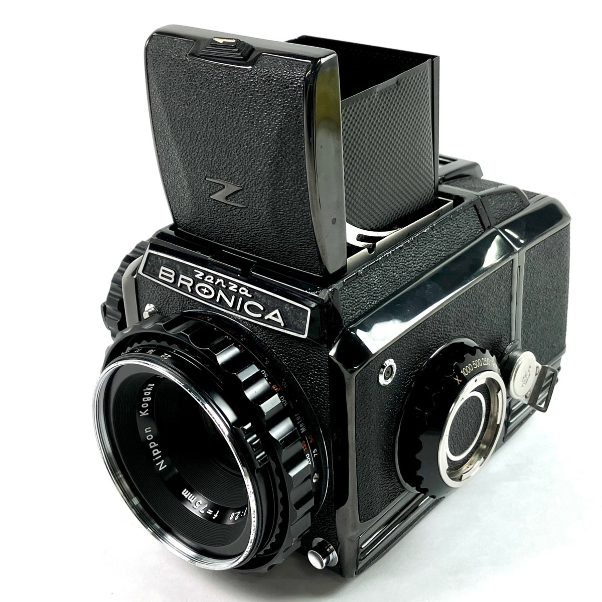 【1円】 ゼンザブロニカ Zenza Bronica S2 後期 + NIKKOR-P 75mm F2.8 中判カメラ 【中古】拍卖