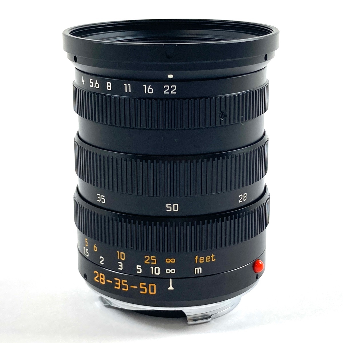 【1円】 ライカ LEICA TRI-ELMAR-M 28-35-50mm F4 ASPH. E55 ブラック レンジファインダーカメラ用レンズ 【中古】拍卖