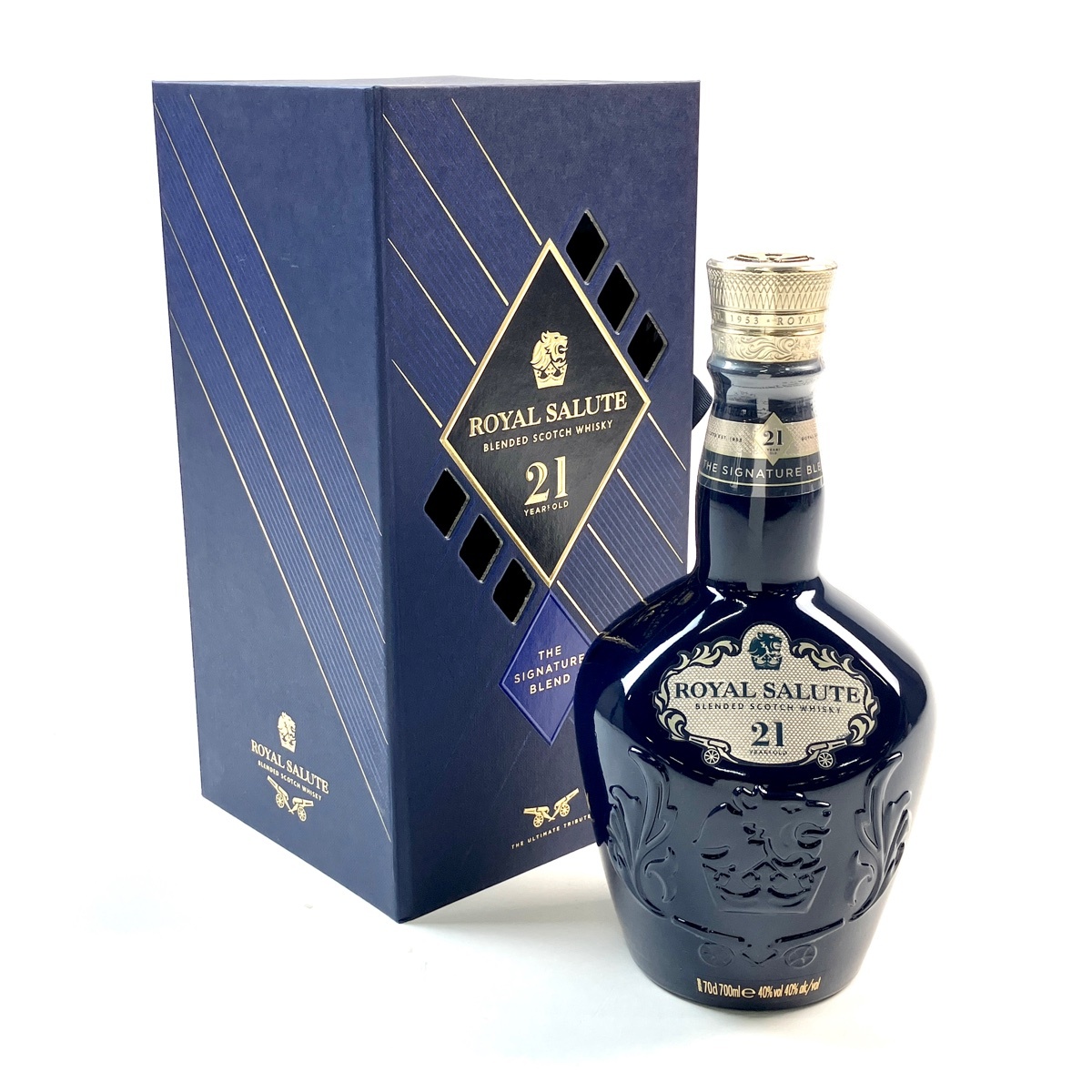 【1円】 シーバスブラザーズ ロイヤルサルート 21年 シグネチャーブレンド 青陶器 700ml スコッチウイスキー ブレンデッド 【古酒】拍卖