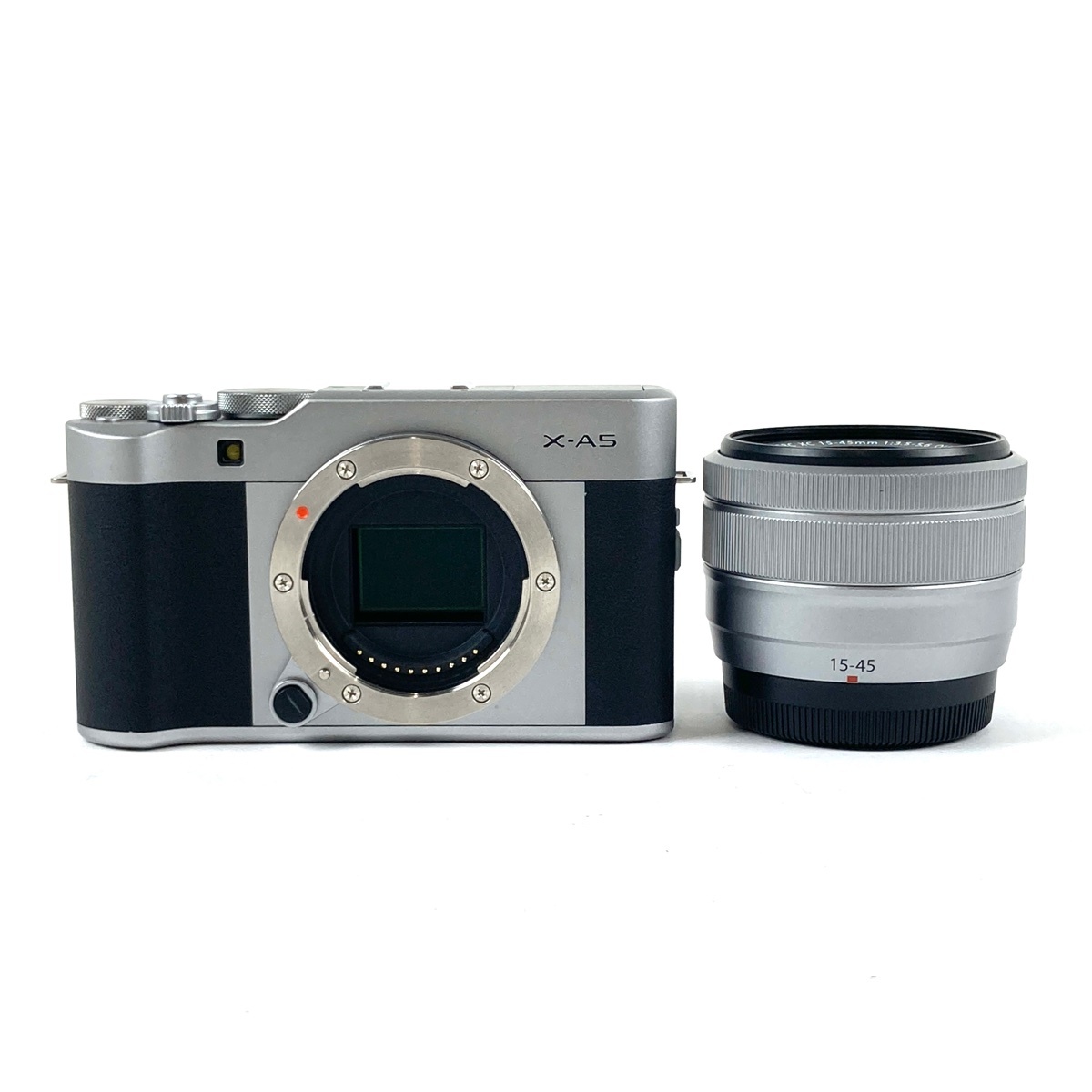 【1円】 富士フイルム FUJIFILM X-A5 レンズキット シルバー デジタル ミラーレス 一眼カメラ 【中古】拍卖