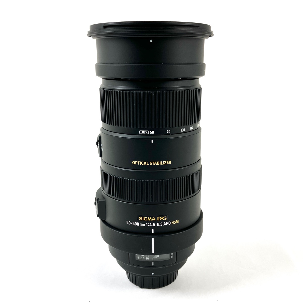 【1円】 シグマ SIGMA APO 50-500mm F4.5-6.3 DG OS HSM (ニコン F用) 一眼カメラ用レンズ(オートフォーカス) 【中古】拍卖