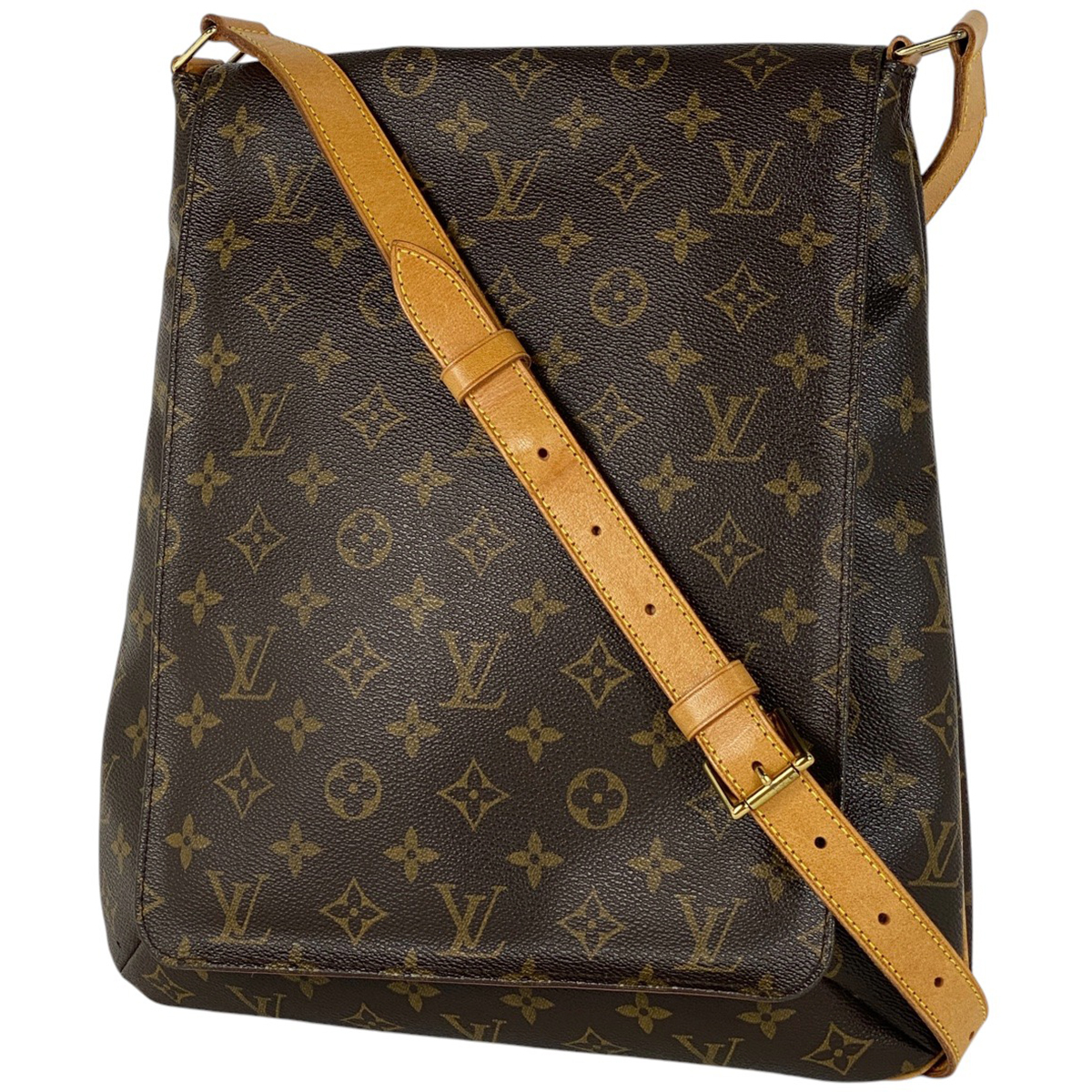 ルイ・ヴィトン Louis Vuitton ミュゼット 斜め掛け ショルダーバッグ モノグラム ブラウン M51256 レディース 【中古】拍卖