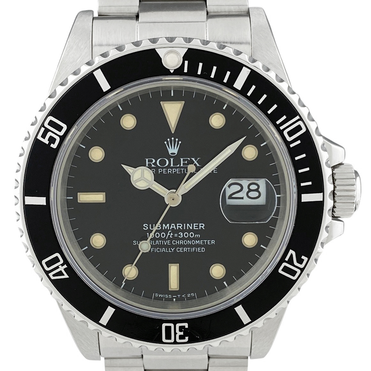 【OH済】ロレックス ROLEX サブマリーナ デイト 16800 腕時計 SS 自動巻き ブラック メンズ 【中古】拍卖