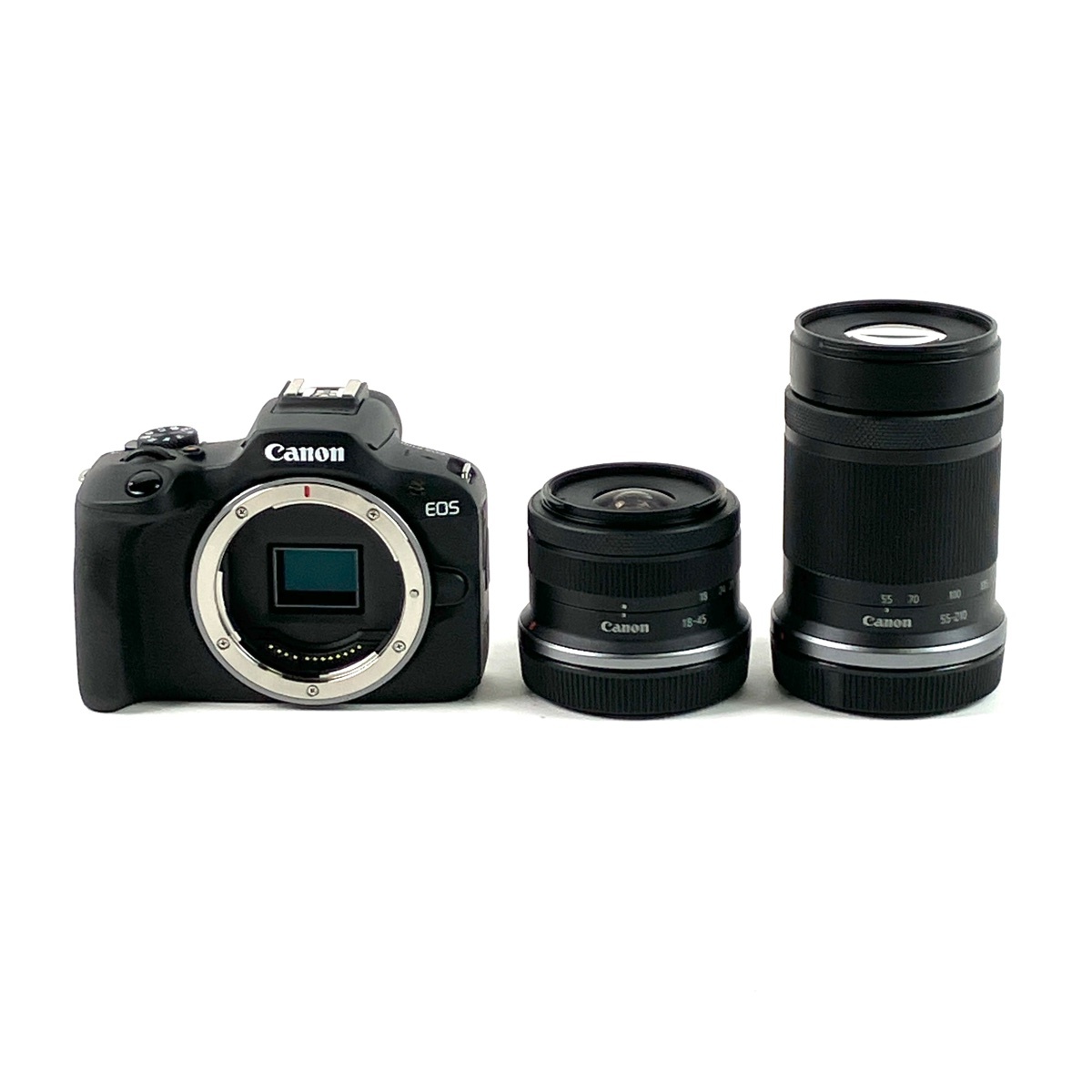 【1円】 キヤノン Canon EOS R100 ダブルズームキット デジタル ミラーレス 一眼カメラ 【中古】拍卖