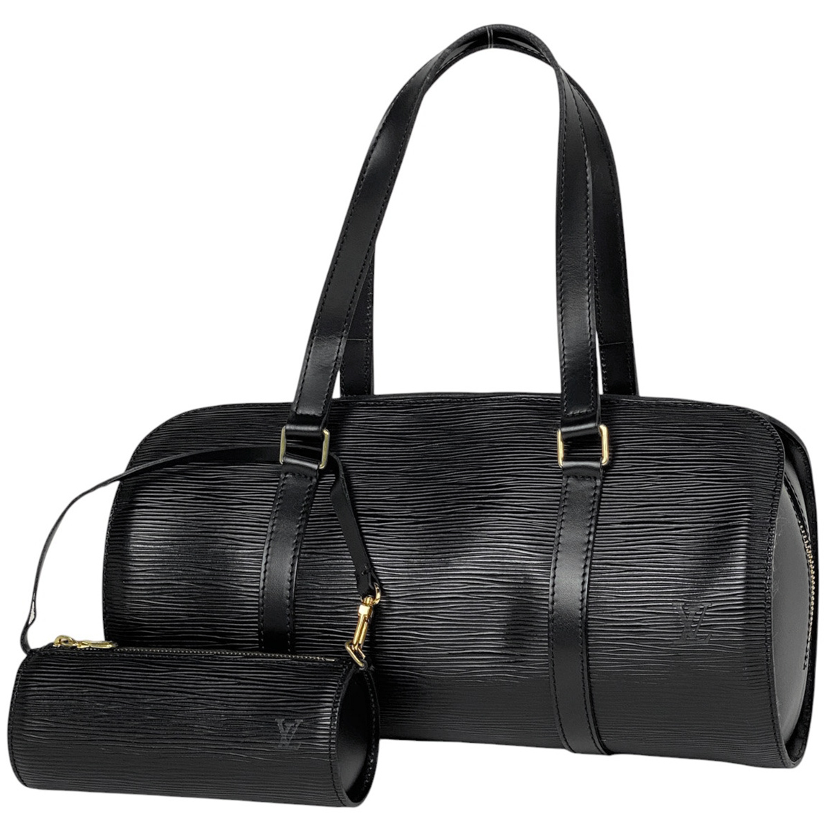 ルイ・ヴィトン Louis Vuitton スフロ 円筒型 手提げ M52222 M52862 ハンドバッグ エピ ノワール(ブラック) レディース 【中古】拍卖