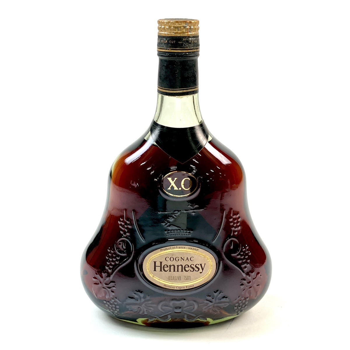 【1円】 ヘネシー Hennessy XO 金キャップ グリーンボトル 750ml ブランデー コニャック 【古酒】拍卖