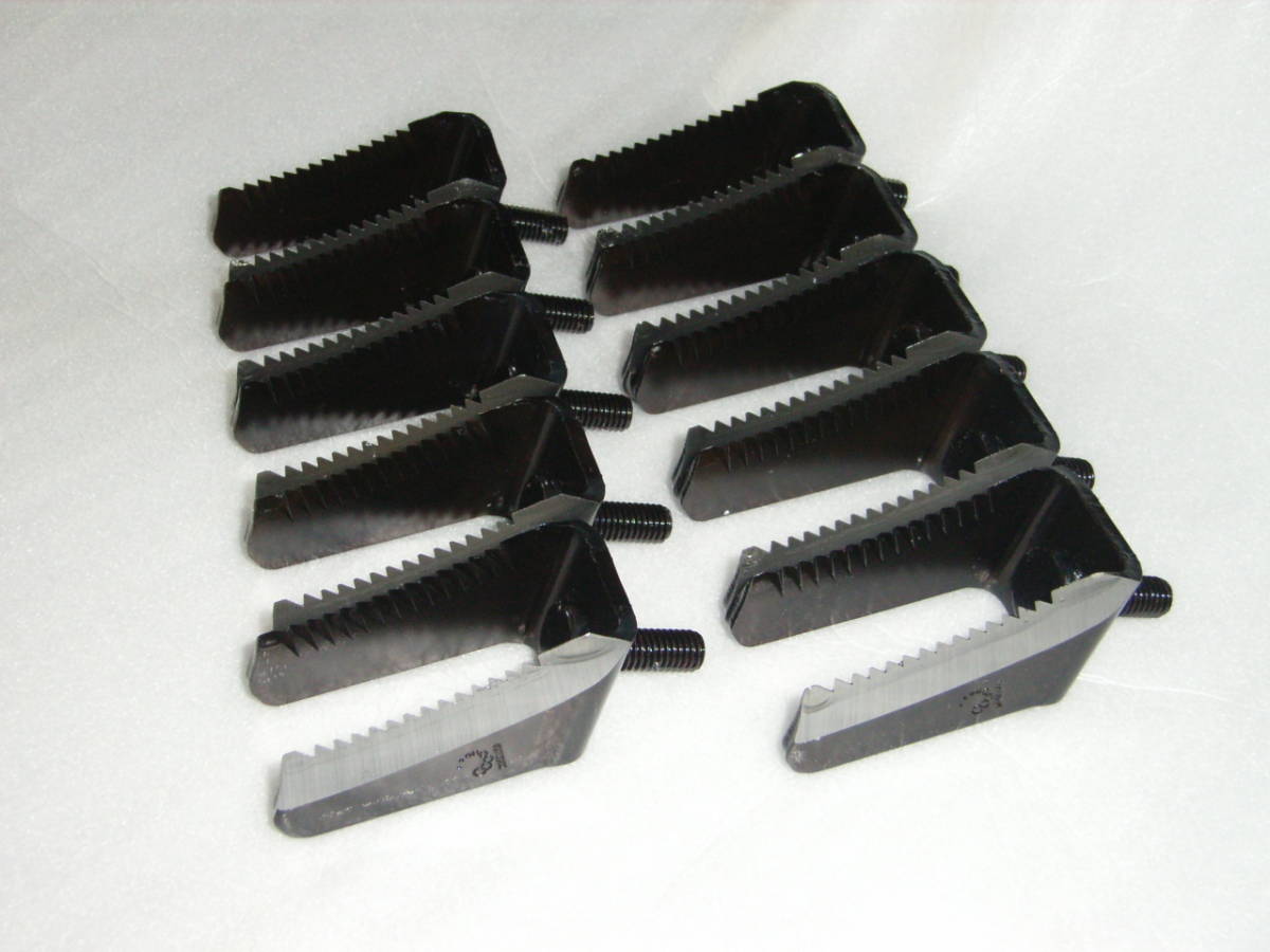 井関 コンバインボルト付き 鋸目ワラ切刃 10個。13拍卖