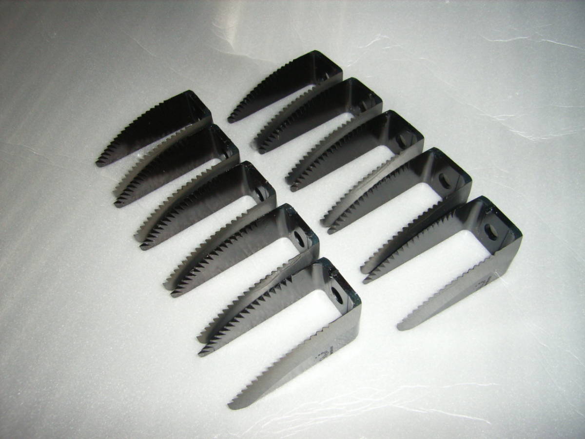 クボタ コンバイン 鋸目ワラ切刃が10個。11拍卖