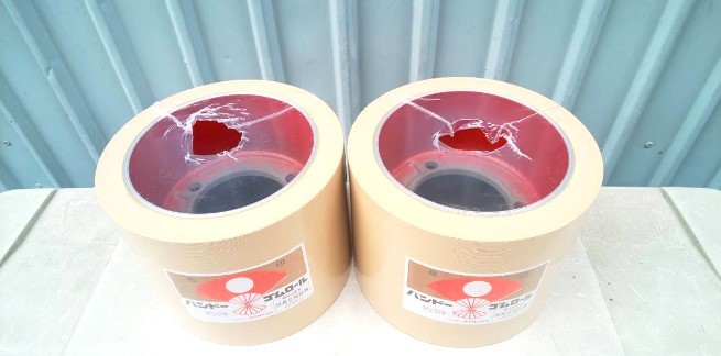 バンドー化学 限定 メンテナンスフリーゴムロール 高耐久レッド 統合 中ー50 8個4組 新品。8拍卖