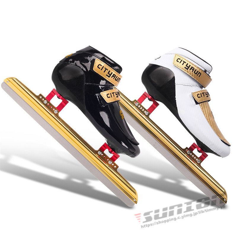 スピードスケート靴 スケート 靴 フィギュアスケート フィギュア シューズ 固定式 研磨済み ギフト プレゼント拍卖