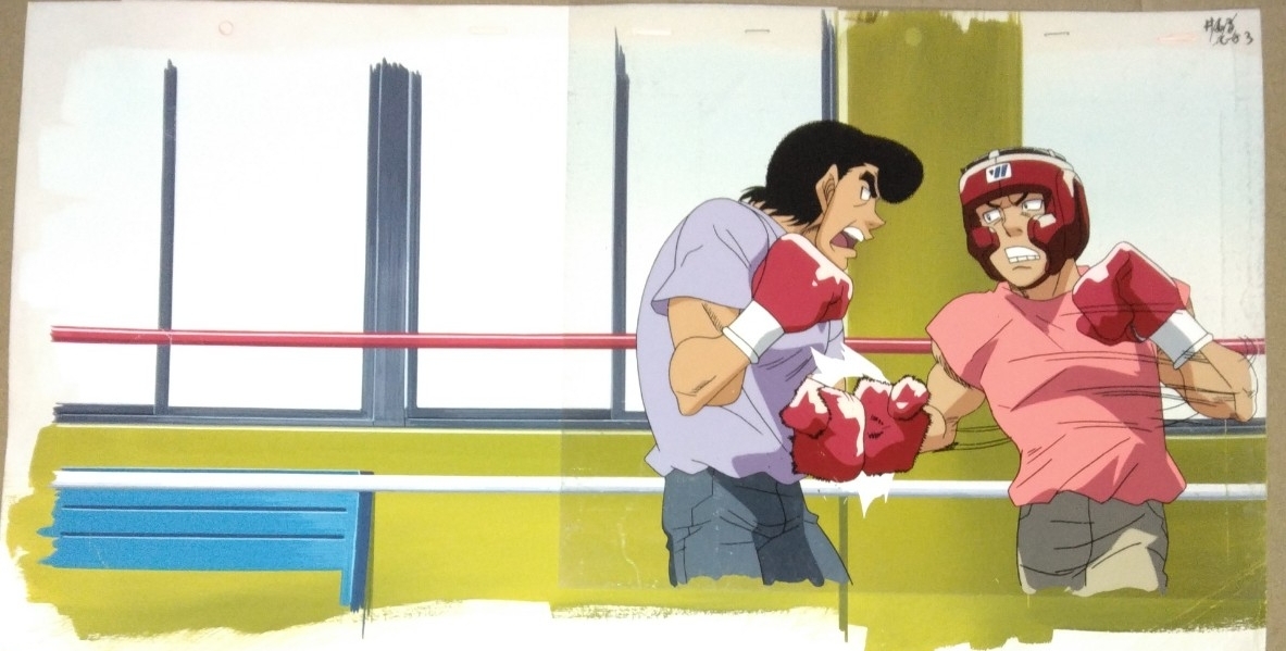 はじめの一歩 セル画 動画 ⑲ 背景 レイアウトコピー 拍卖