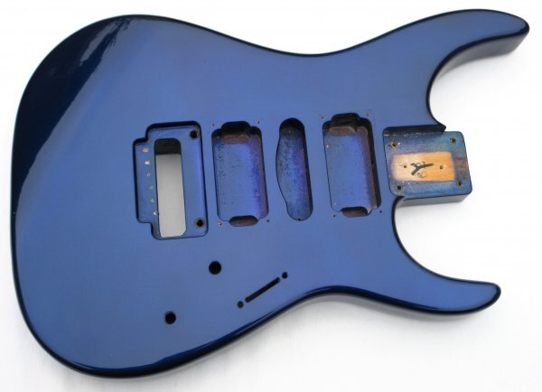 FERNANDES フェルナンデス FRボディ レギュラースケール24F対応 HSH仕様 カタログ外色 MTB 程度上 91年製FERNANDES FR-50XG拍卖