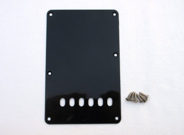 FERNANDES フェルナンデス バックパネル RST純正 Bill Lawrenceにも 黒1P 84年製FERNANDES FST-50拍卖