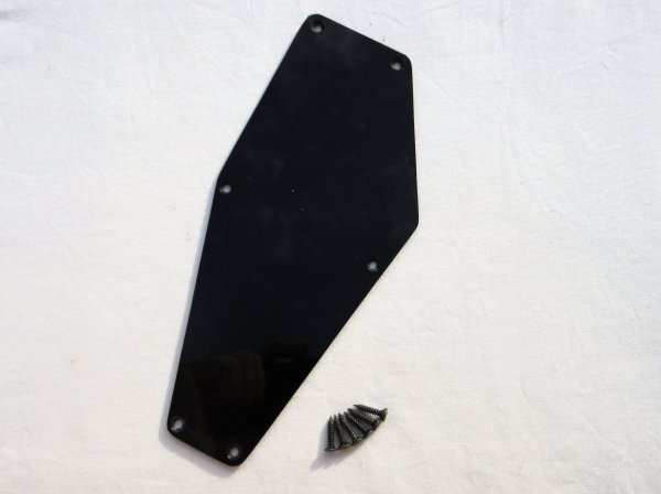 EDWARDS エドワーズ コントロールバックパネル 棺桶型 ESP Kramerにも 艶黒 97年製EDWARDS E-RA-110HR RAYZI MODEL拍卖