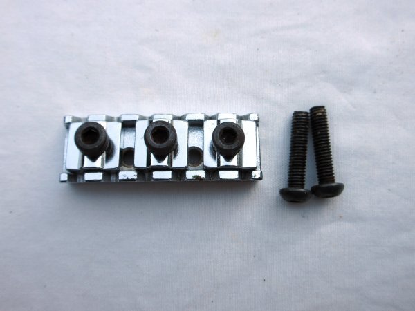 FERNANDES フェルナンデス 裏止めロックナット Floyd Roseナット 43.5mm クローム 希少パーツ 上物 85年製FERNANDES FJ-100S-PJ拍卖