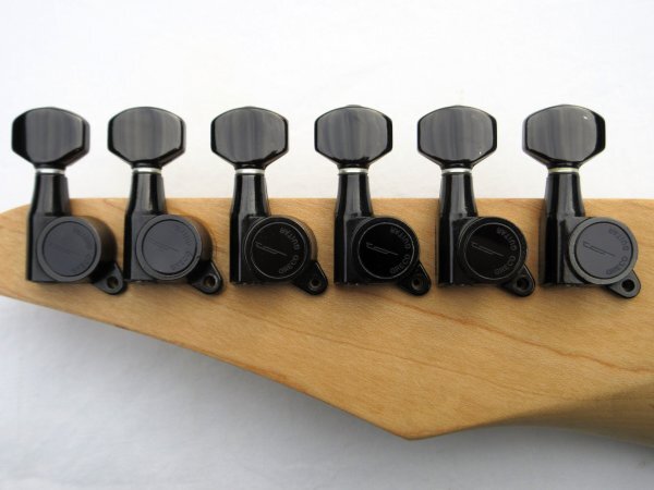 Greco グレコ MH-SG38B GOTOH製6連ペグ 厚手 Gプリント 黒 上物 87年製Greco SPF-70拍卖