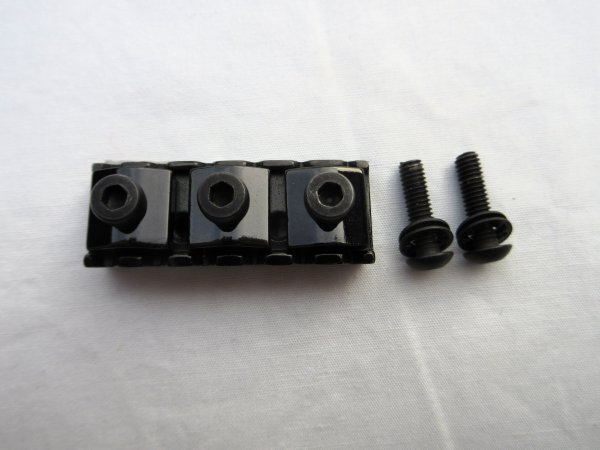 Greco グレコ 裏止めロックナット GOTOH製 黒 41.4mm幅 Ibanez TOPLOCKⅢ同型 程度上 87年製Greco SPF-70拍卖