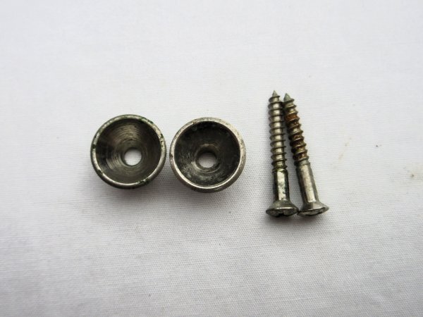 FERNANDES フェルナンデス 純正ストラップピン ニッケル 2個 80年製FERNANDES FST-65T拍卖