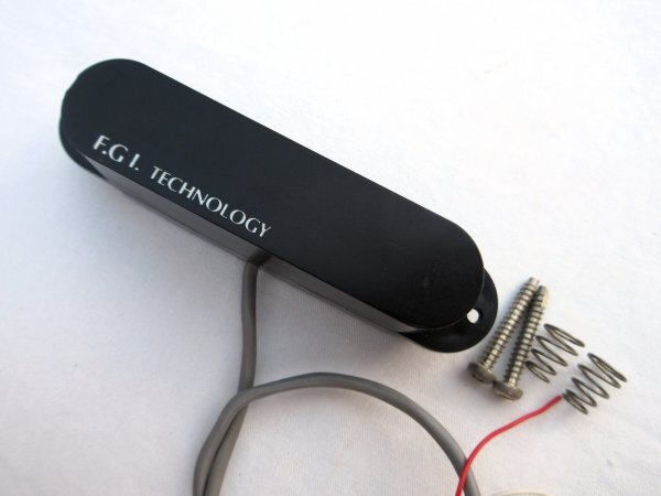 FERNANDES フェルナンデス F.G.I TECHNOLOGY S アクティブシングル 白文字 吊り下げ用 センター 程度良し 88年製FERNANDES FST-85拍卖