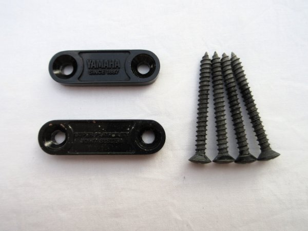 YAMAHA ヤマハ ネックジョイントパーツ ビス長め 黒 86年製YAMAHA RGX612D拍卖