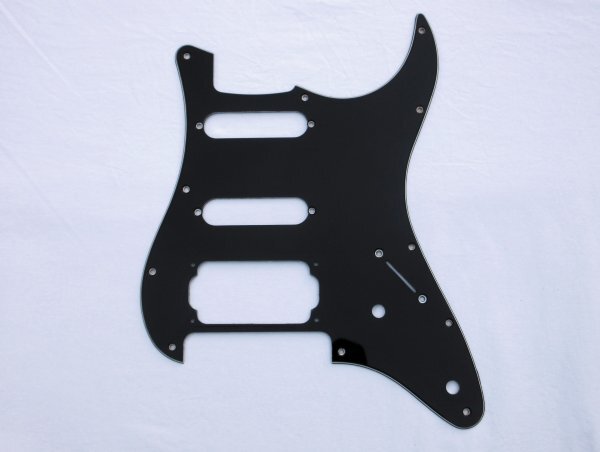 FERNANDES フェルナンデス ストラトピックガード 黒3P 11点止め SSH 2ポッド FRT用 85年製FERNANDES FJ-100S-PJ拍卖