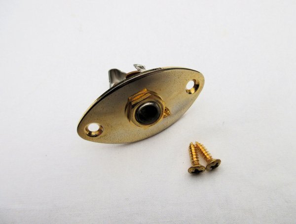 FERNANDES フェルナンデス 金属製ジャックプレート&ジャック ゴールド 91年製FERNANDES FR-50XG拍卖