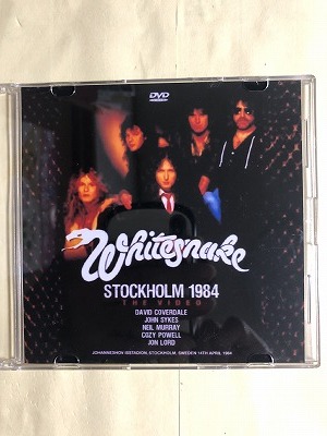 WHITESNAKE DVD VIDEO LIVE IN STOCKHOLM 1984 1枚組 同梱可能拍卖