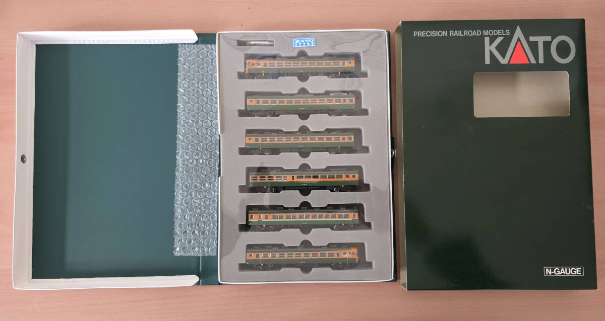 19149 KATO Nゲージ 10-319 153系 直流急行形電車 低運転台 車両は目立ったキズ汚れなし プチプチで一巻きして発送拍卖