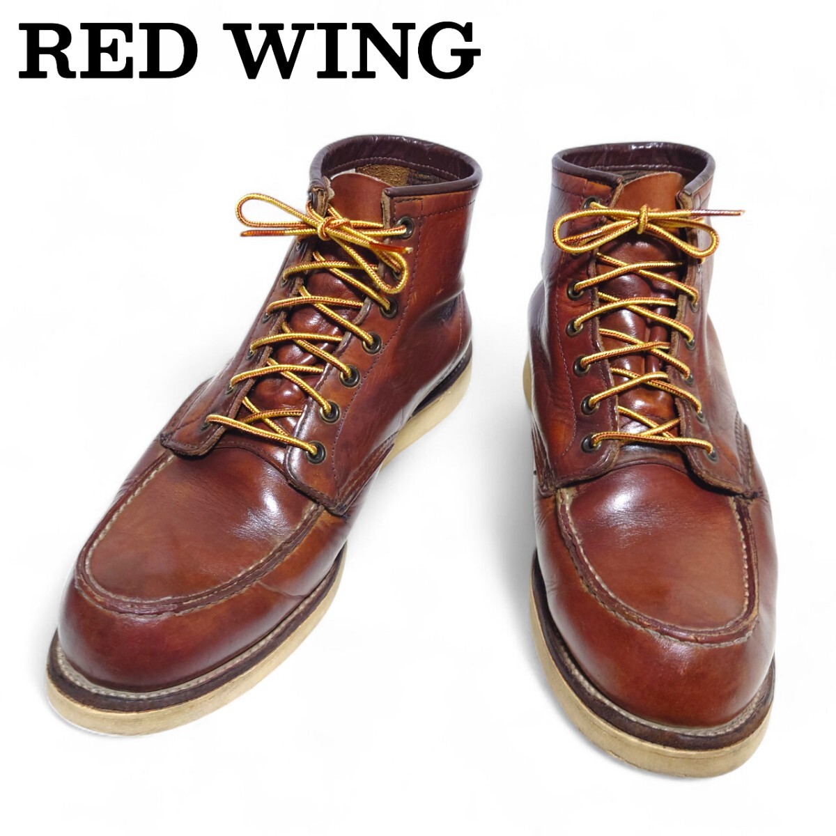 RED WING レッドウィング 875 モックトゥ アイリッシュセッター ブーツ 紐新品 ブラウン レザー 10.5E ワークブーツ拍卖