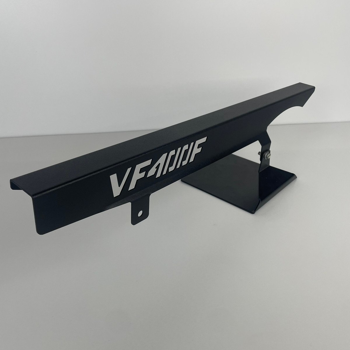 VF400F ロゴ入り チヂミ塗装 チェーンケース 黒 結晶 リンクル 切り文字 ロゴイリ拍卖